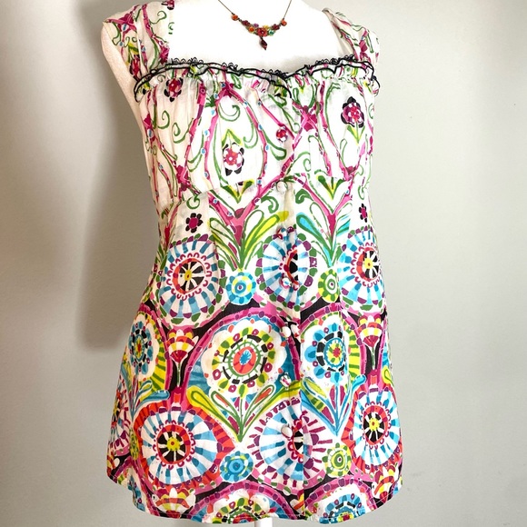 Nanette Lepore Button Up Floral Camisole - Picture 6 of 12